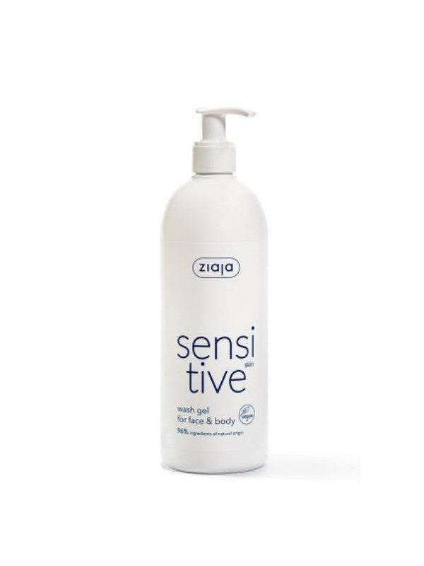 Ziaja Sensitive Body and face wash gel - 400ml | جايا غسول للوجه و الجسم للبشرة الحساسة - 400 مل