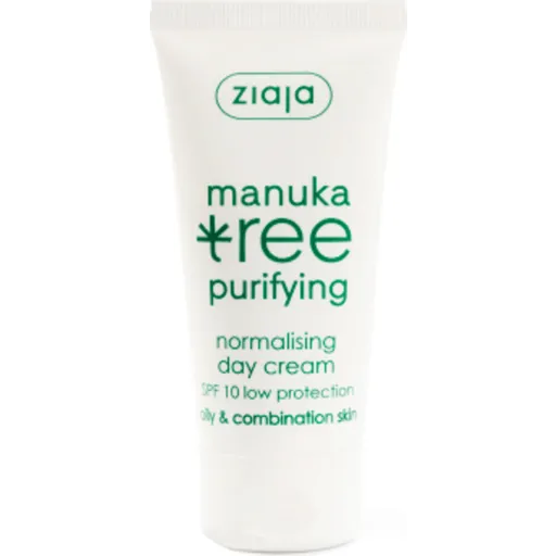 Ziaja Manuka Tree Day Cream with SPF 10 - 50ml | جايا كريم نهاري بالمانوكا مع spf 10 - 50 مل