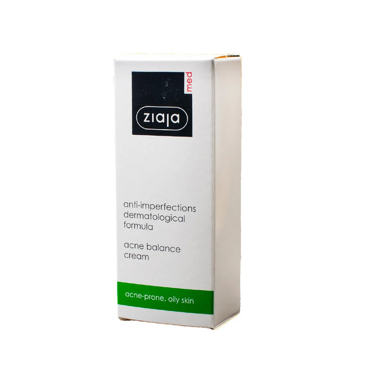 ziaja Anti-Imperfections Dermatological Formula Acne Balance Cream - 50ml | جايا خفيف مضاد لحب الشباب للمراهقين والبالغين - 50 مل