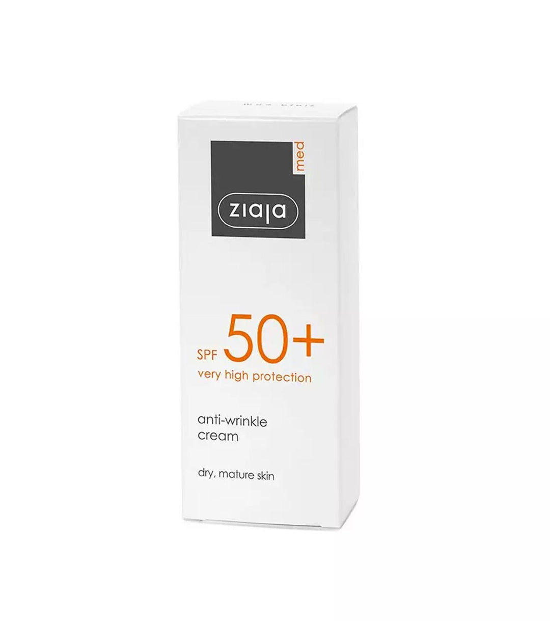 ziaja Anti-wrinkle sunscreen cream SPF50+ Dry and mature skin - 50ml | جايا كريم واقي شمسي للبشرة الجافة spf50+ - 50 مل‏