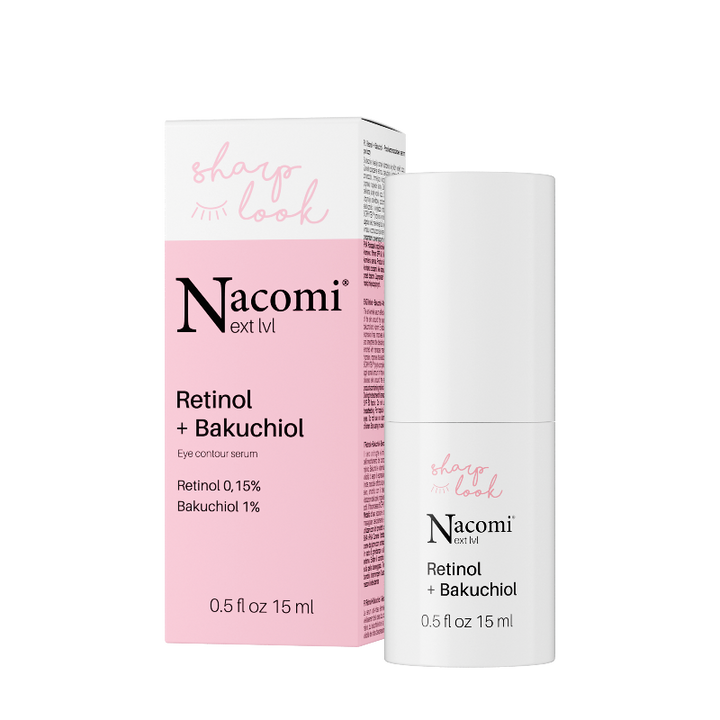 Nacomi Retinol 0.35% + Bakuchiol 1% - 15ml | ناكومي سيروم الريتينول 0.35% + باكشيول 1% - 15 مل