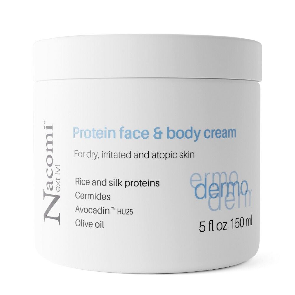 Nacomi Protein face and body cream - 150ml | ناكومي كريم البروتين للوجه و الجسم - 150 مل
