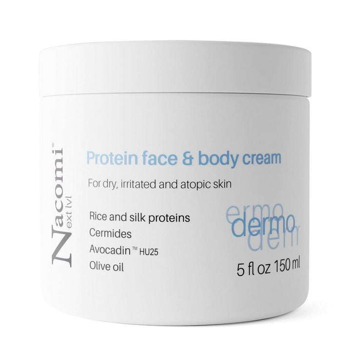 Nacomi Protein face and body cream - 150ml | ناكومي كريم البروتين للوجه و الجسم - 150 مل