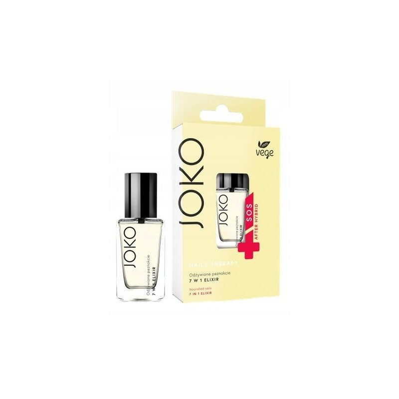 JOKO Nails Therapy nail conditioner Eixir 7in1 Nourished Nails - 11ml | جوكو الكسير مقوي 7 في 1 - 11 مل