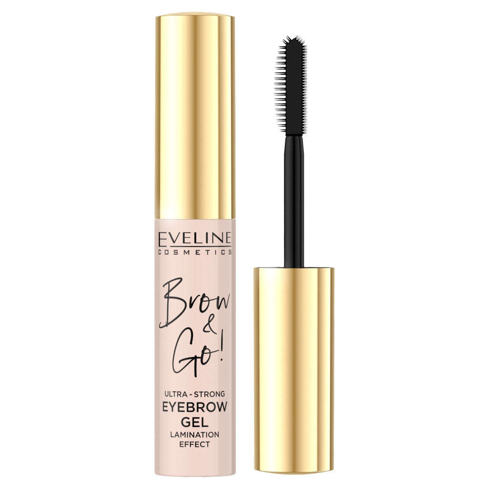 EVELINE Brow & Go! Ultra-Strong Eyebrow Gel - 6ml | ايفلين جل تصفيف الحواجب - 6 مل