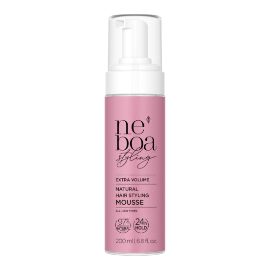 Neboa Extra Volume Styling Mousse - 200ml | نيبوا موس الشعر لتصفيف سهل وتحسين حالة الشعر - 200 مل