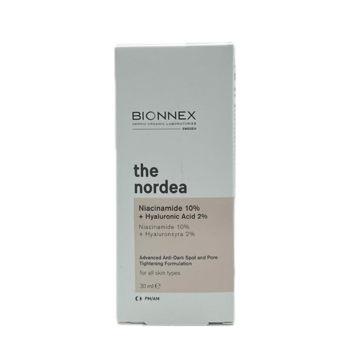 BIONNEX The Nordea Niacinamide 10% + Hyaluronic Acid 2% - 30ml | بايونيكس سيروم نياسيناميد 10% + هيالورونيك اسيد 2% - 30 مل