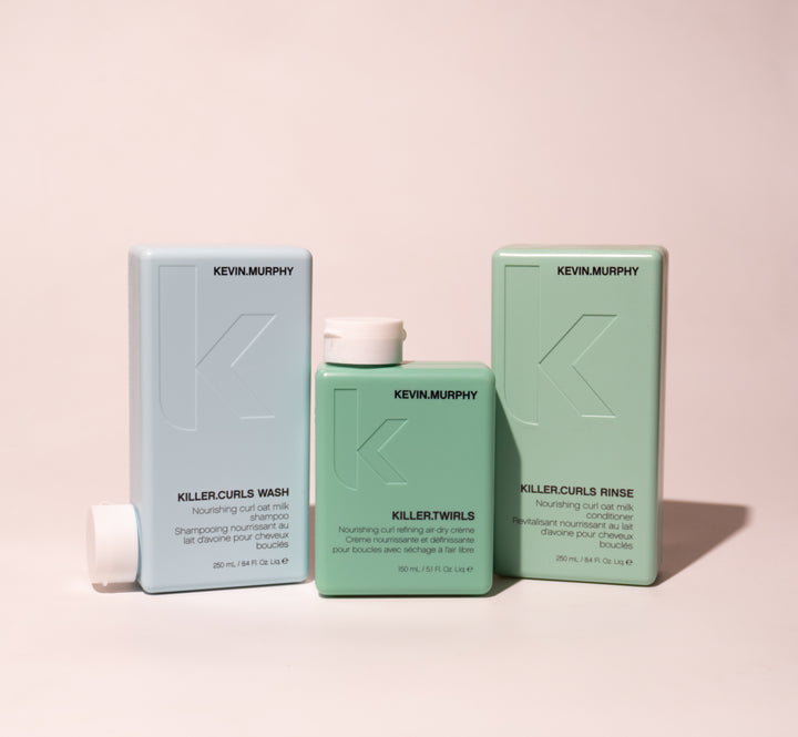 KEVIN.MURPHY killer Bag kit - 3pcs | كيفن ميرفي مجموعة العناية بالشعر المجعد - 3 قطع