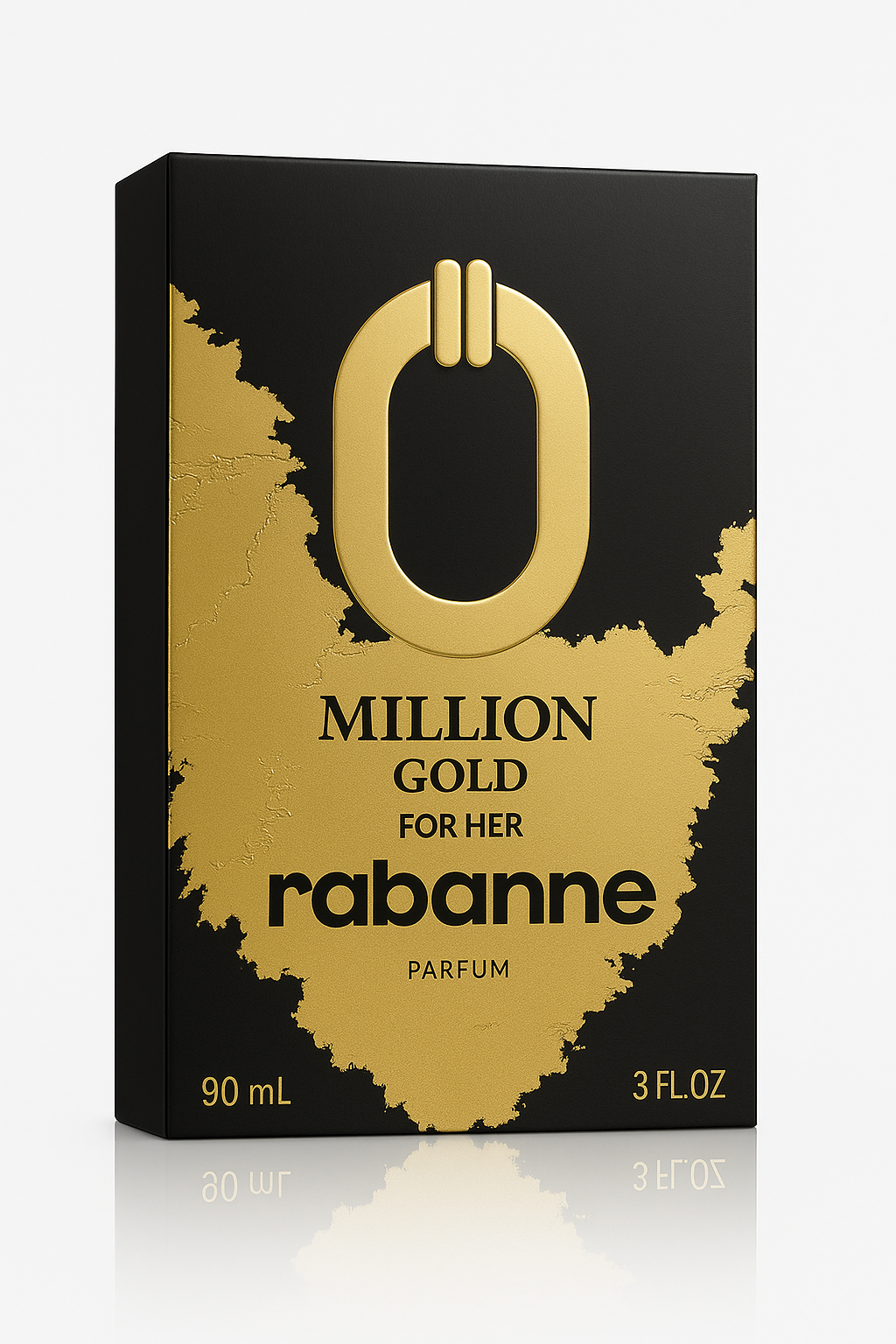 RABANNE MILLION Gold For Her Parfum 90 ml | باكو رابان عطر ون مليون غولد فور هير برفام للنساء 90 مل‏
