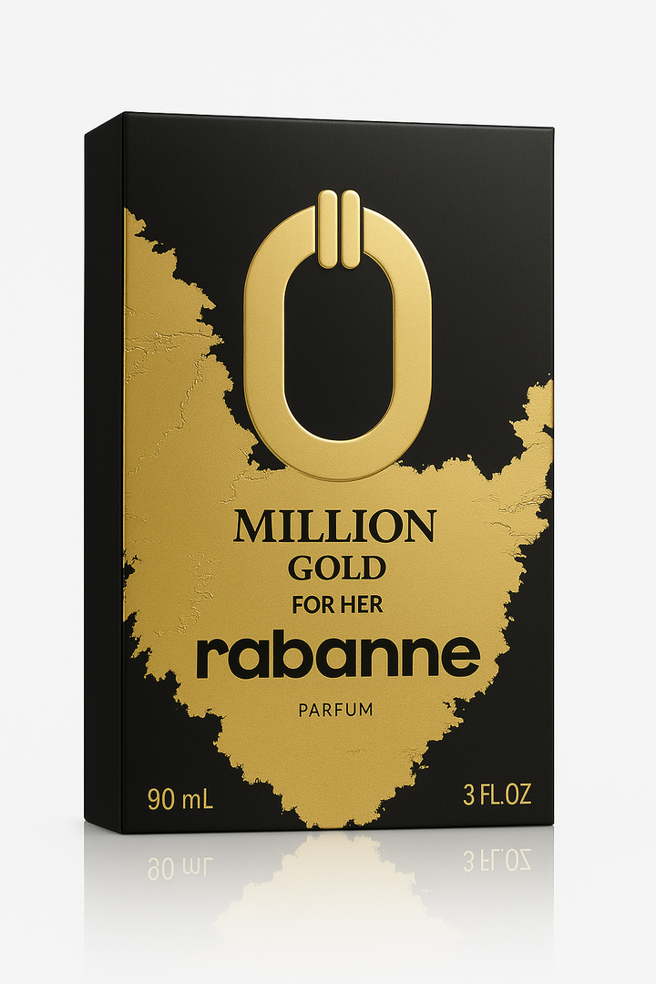 RABANNE MILLION Gold For Her Parfum 90 ml | باكو رابان عطر ون مليون غولد فور هير برفام للنساء 90 مل‏