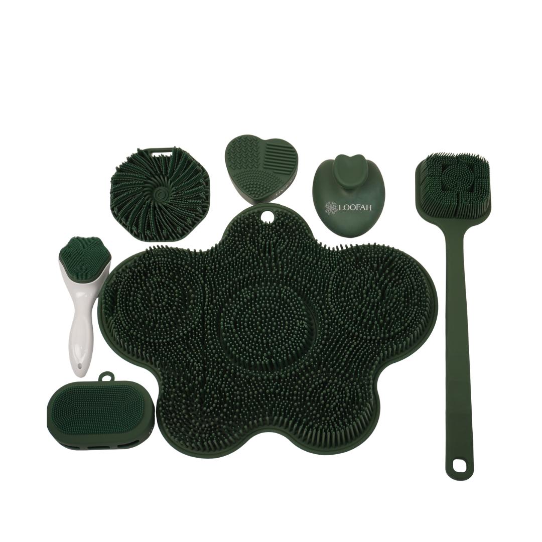 Full Loofa Set | مجموعة السيلكون الكاملة للاستحمام