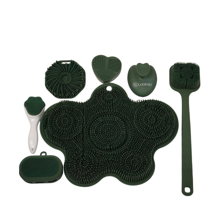 Full Loofa Set | مجموعة السيلكون الكاملة للاستحمام