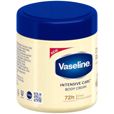 Vaseline Intensive Care Body Cream 72h - 400ml | فازلين كريم العناية بالجسم - 400 مل