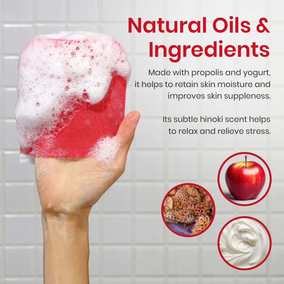 Mom's Bath Recipe Body Peeling Pad Strong - 25ml | مامز باث راسبي ليفة تقشير الجسم - 25 مل