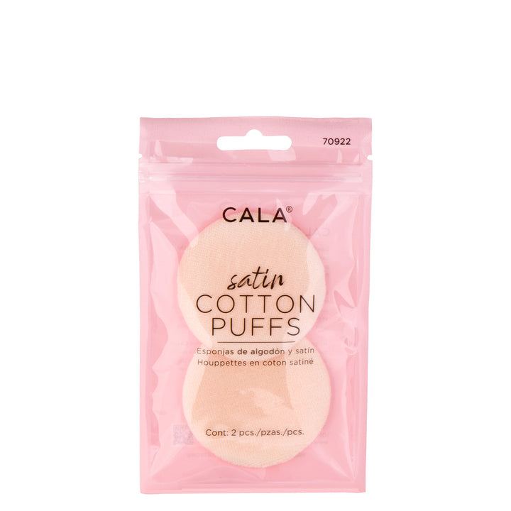 CALA Satin Cotton Puffs - 2pcs | كالا اسفنجة قطنية - قطعتان