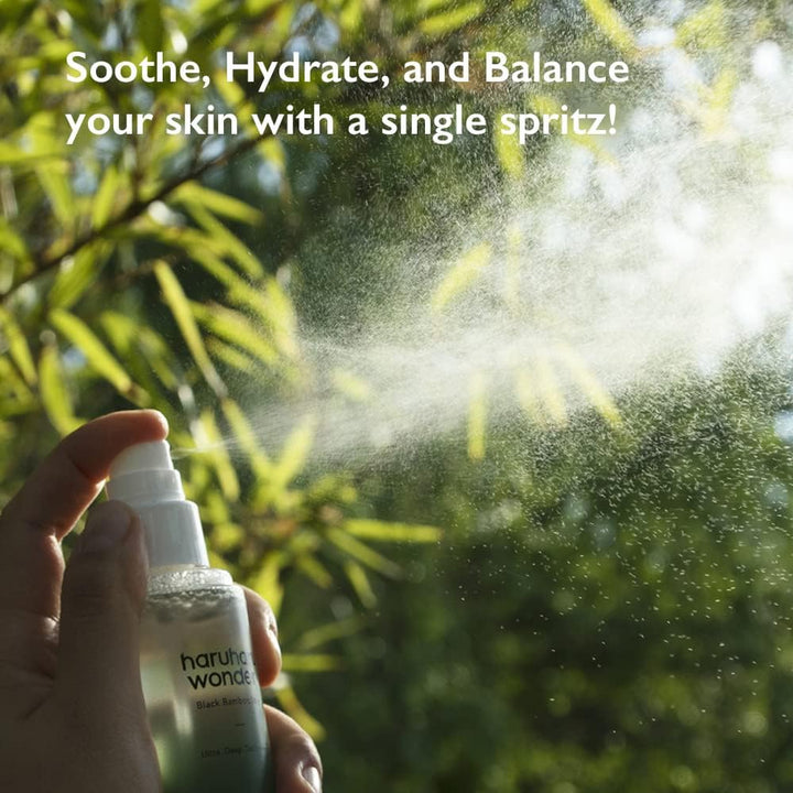HaruHaru WonderBlack Bamboo Mist - 80ml| هارو هارو وندر مرطب للوجه -80 مل