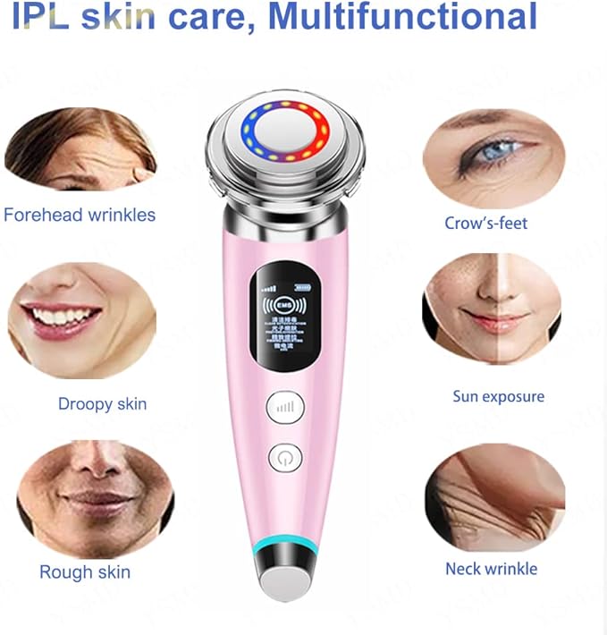 Beauty Instrument Photon Rejuvenation Device Ion | جهاز تجميل متعدد الوظائف للعناية بالبشرة