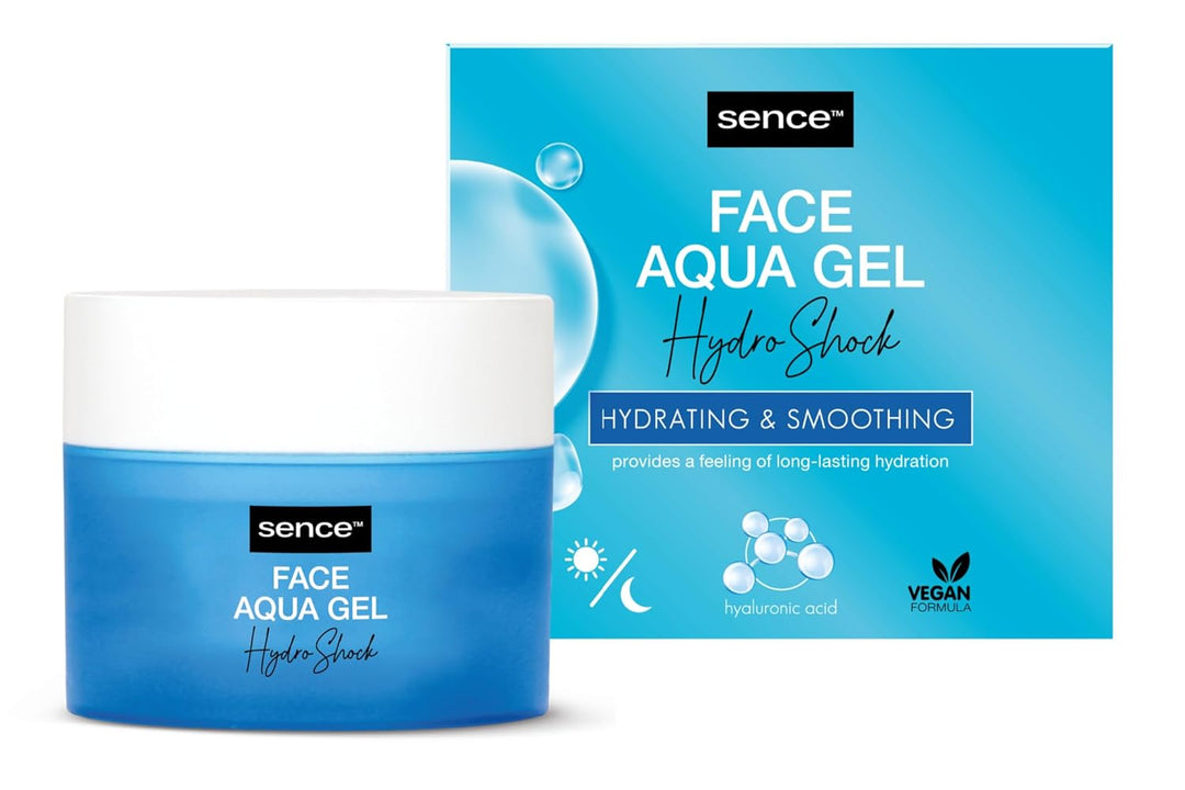 Sence Beauty Face Aqua Gel Hydro Shock - 50ml| سينس بيوتي جل مرطب للوجه - 50 مل