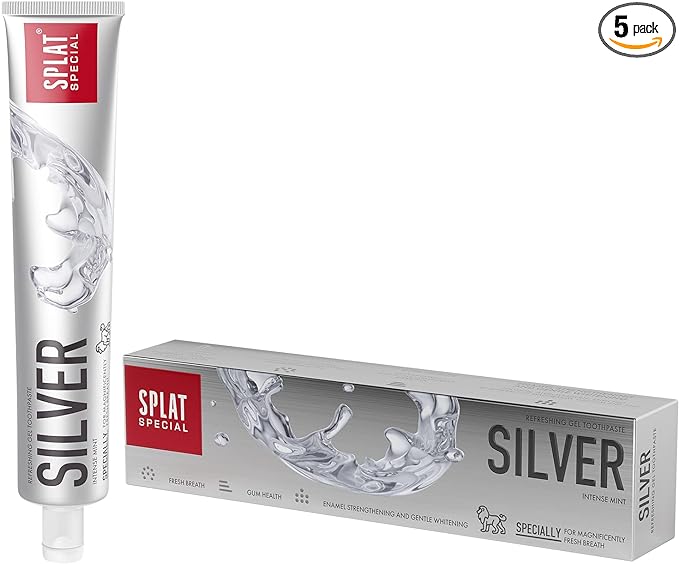 Splat Refreshing Gel Silver Toothpaste - 75ml | سبلات معجون اسنان سيلفر - 75 مل