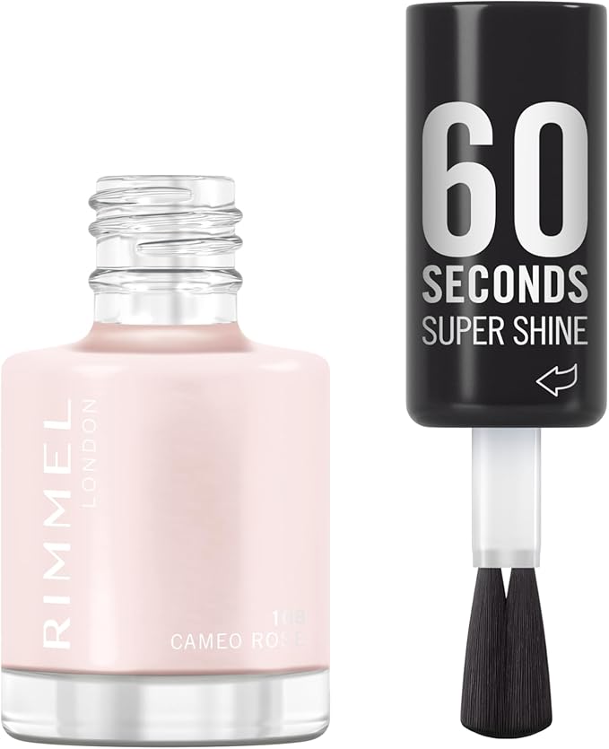 RIMMEL 60 Seconds Super Shine Nail - 8ml | ريميل صبغ اظافر سوبر شاين - 8 مل