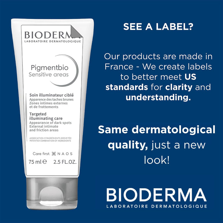 Bioderma Pigmentbio Sensitive Areas - 75ml | بايوديرما كريم لتفتيح المناطق الحساسة - 75 مل