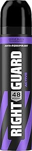 Right Guard Odour Block Technology Anti-Perspirant - 250ml | رايت كارد بخاخ مزيل تعرق للرجال - 250 مل