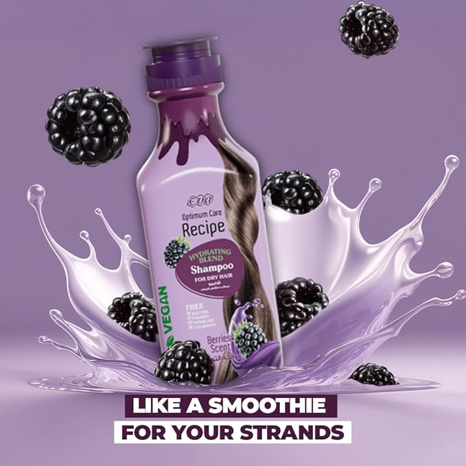 EVA Optimum Care Recipe Hydrating Blend Hair Shampoo For Dry Hair - 350ml | ايفا شامبو مرطب للشعر الجاف - 350 مل