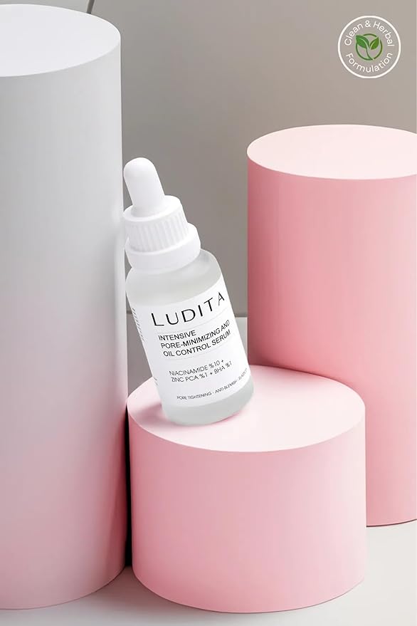 LUDITA Intensive Pore-Minizinig And Oil Control Serum - 30ml | لوديتا سيروم لتصغير المسام والتحكم بالإفرازات الدهنية - 30 مل
