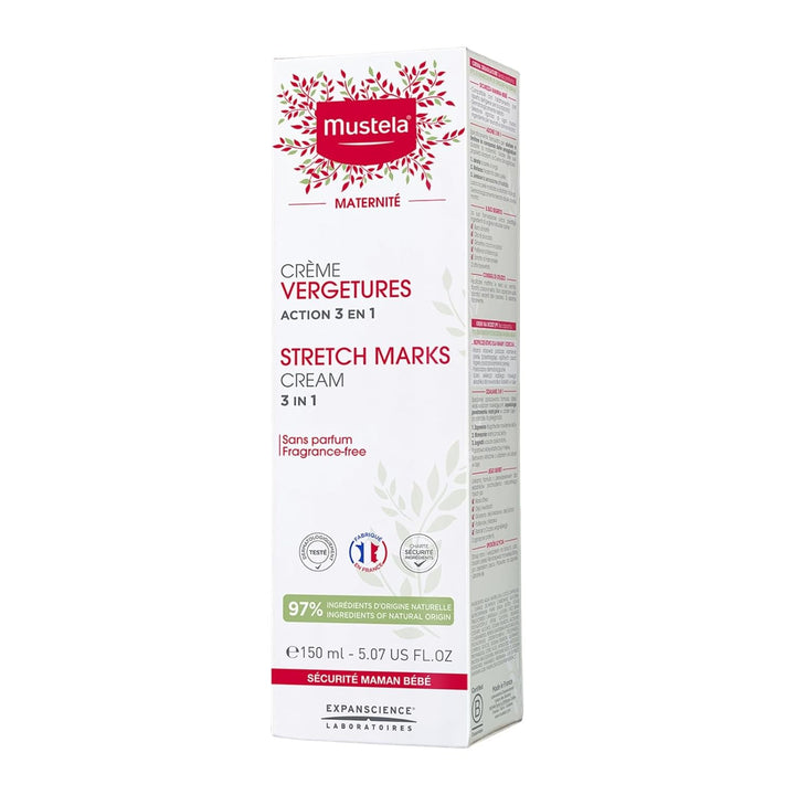 Mustela Stretch Marks Cream - 150ml |  كريم موستيلا لعلاج علامات التمدد – 150 مل