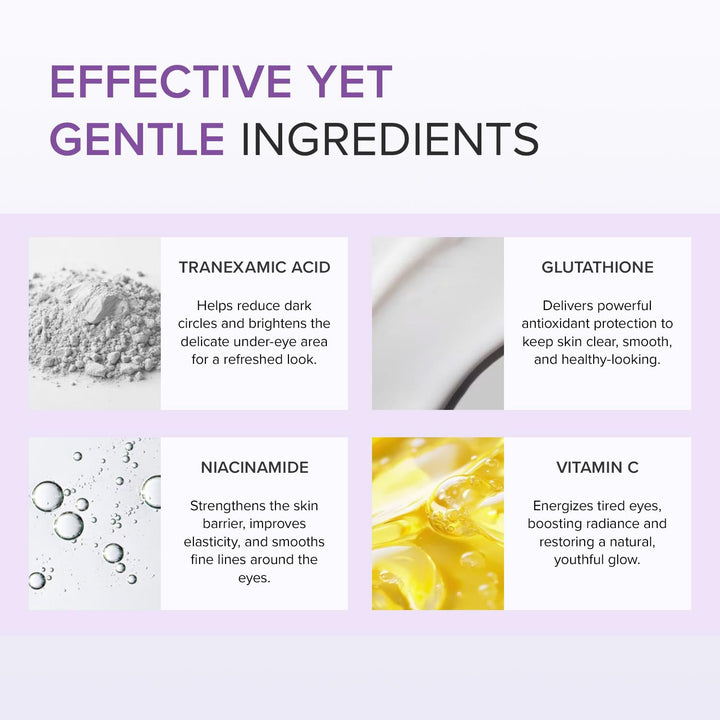 MARY & MAY Tranexamic Acid + Glutathion Eye Cream - 30ml | ماري اند ماي  كريم العين بحمض الترانيكساميك + الجلوتاثيون - 30 مل