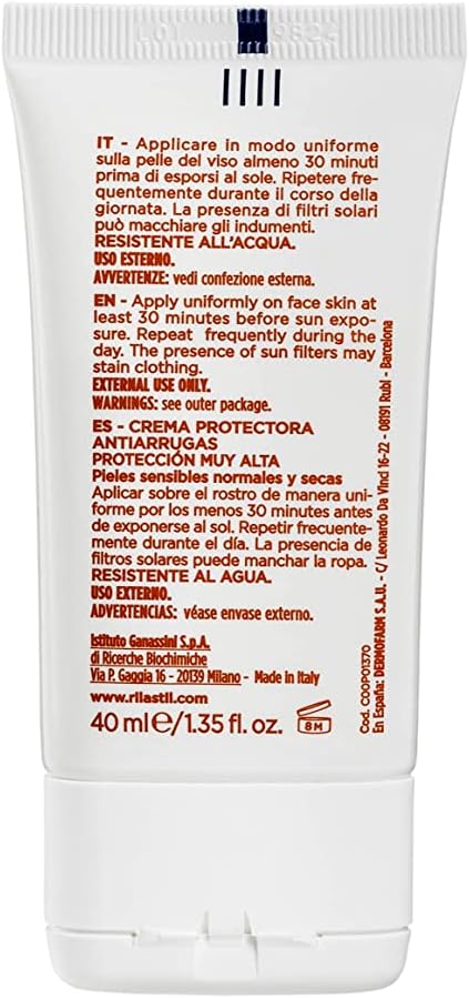 Rilastil Age Repair Anti-Age Protective Cream SPF50+ - 40ml | ريلاستيل كريم واقي شمسي ضد الشيخوخة للبشرة الحساسة - 40 مل