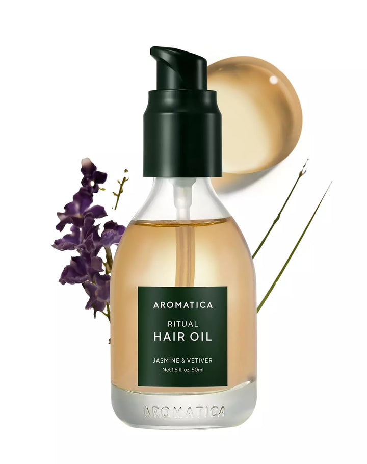 AROMATICA Hair Oil Jasmin & Vetiver - 50ml | اروماتيكا زيت للشعر بالياسمين - 50 مل