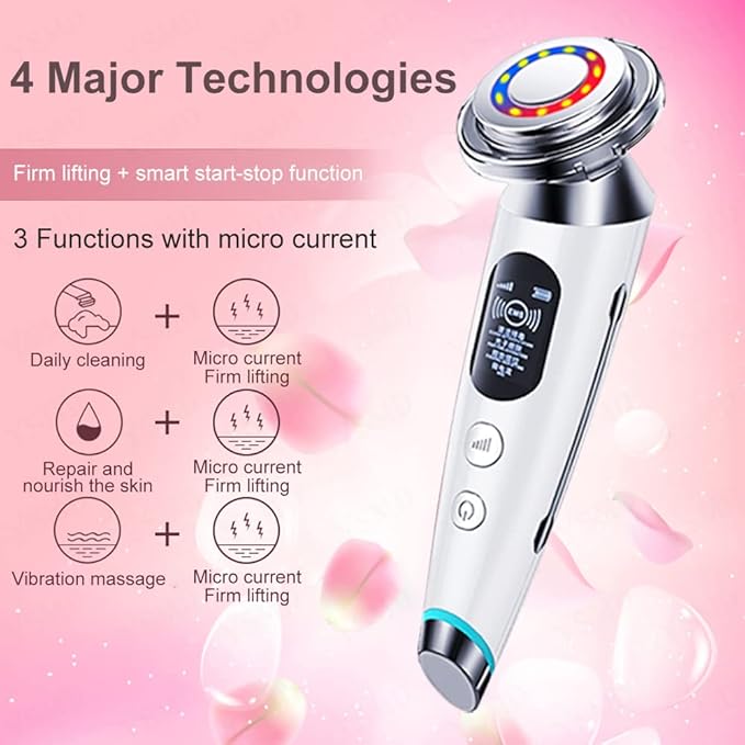 Beauty Instrument Photon Rejuvenation Device Ion | جهاز تجميل متعدد الوظائف للعناية بالبشرة