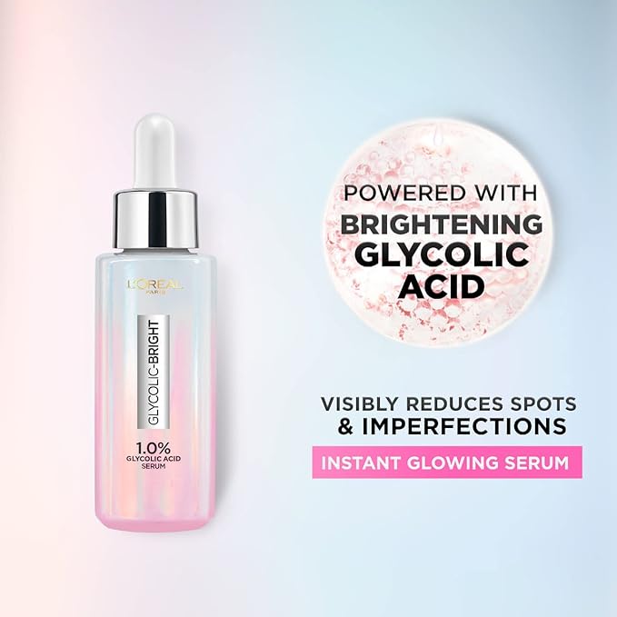 L’Oreal Glycolic Bright Serum - 30ml | لوريال سيروم جليكوليك للتفتيح - 30 مل