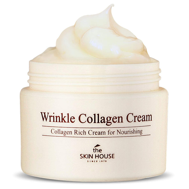 the SKIN HOUSE Wrinkle Collagen Cream - 50 ml | كريم ذا سكين هاوس للتجاعيد بالكولاجين – 50 مل