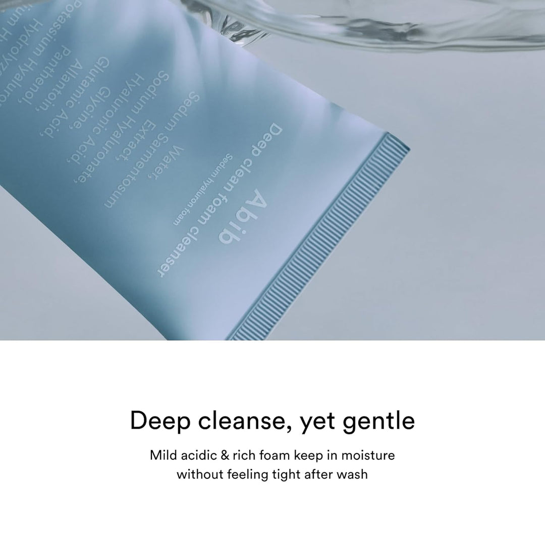 Abib Deep Clean Foam Cleanser Sedum Hyaluron Foam - 150ml| ابيب منظف رغوي للبشرة -150 مل