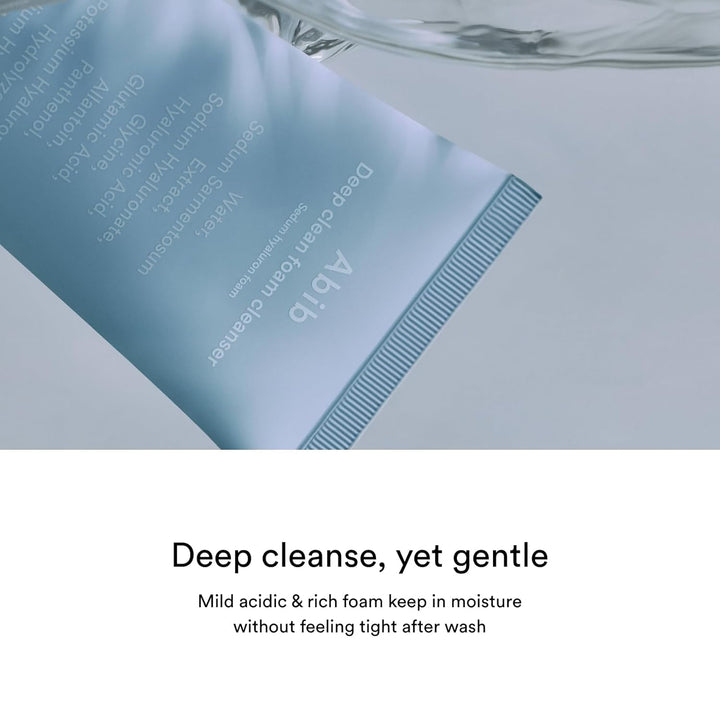 Abib Deep Clean Foam Cleanser Sedum Hyaluron Foam - 150ml| ابيب منظف رغوي للبشرة -150 مل