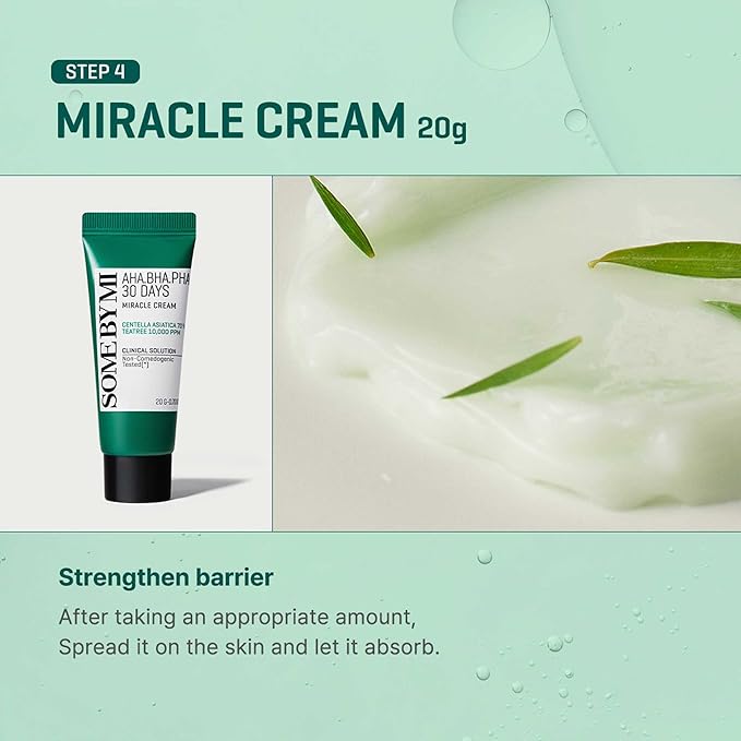SOME BY MI AHA BHA PHA 30Days Miracle AC SOS Kit | سوم باي مي مجموعة للعناية بالبشرة 30 يوم - 4 قطع