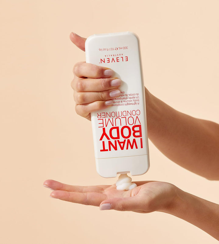 ELEVEN AUSTRALIA I Want Body Volume Conditioner - 300ml | بلسم إليفن أستراليا آي وانت بودي فوليوم 300 مل