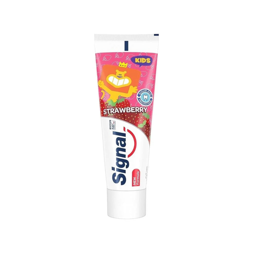 Signal Toothpaste Strawberry 2-6yrars - 50ml | سيجنال معجون أسنان للأطفال بنكهة الفراولة - 50 مل