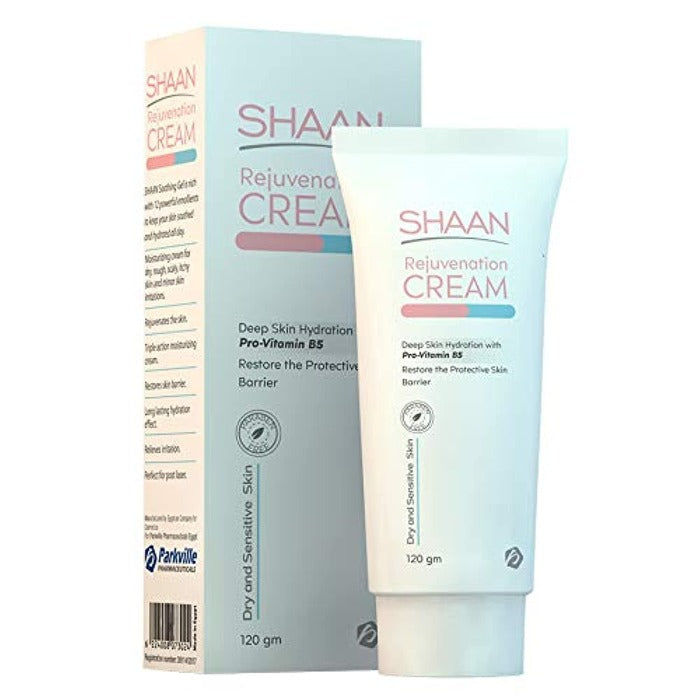 parkville Shaan rejuvenation Cream Dry & Sensitive Skin - 120g | بارك فيل كريم مرطب للبشرة الجاففة و الحساسة - 120 غرام