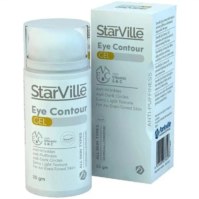 parkville Gel Eye Contour With Vitamin E & C – 30G | بارك فيل جل حول العين بفيتامينات سي و اي - 30 غرام