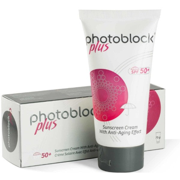 derma Pella Photoblock Plus SPF Sunscreen with Anti Aging Effect - 75g | ديرما بيلا كريم واقي شمسي بخصائص مضاد للتجاعيد - 75 غرام