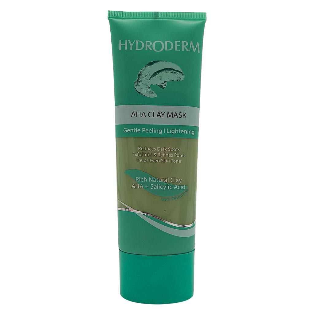 HYDRODERM exfoliating and skin lightening clay mask - 100ml | هيدروديرم ماسك الطين المقشر و المفتح للبشرة - 100 مل