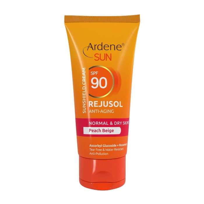 Ardene Peach beige SPF90 sunscreen - 50ml | اردن كريم واقي شمسي بلون بيج spf90 - 50 مل