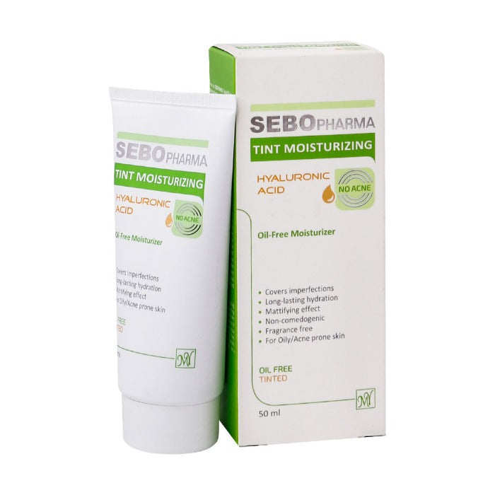 M .Y Sebo Oil Free Tint Moisturizer - 50ml | ام واي مرطب مع لون خالي من الزيوت - 50 مل