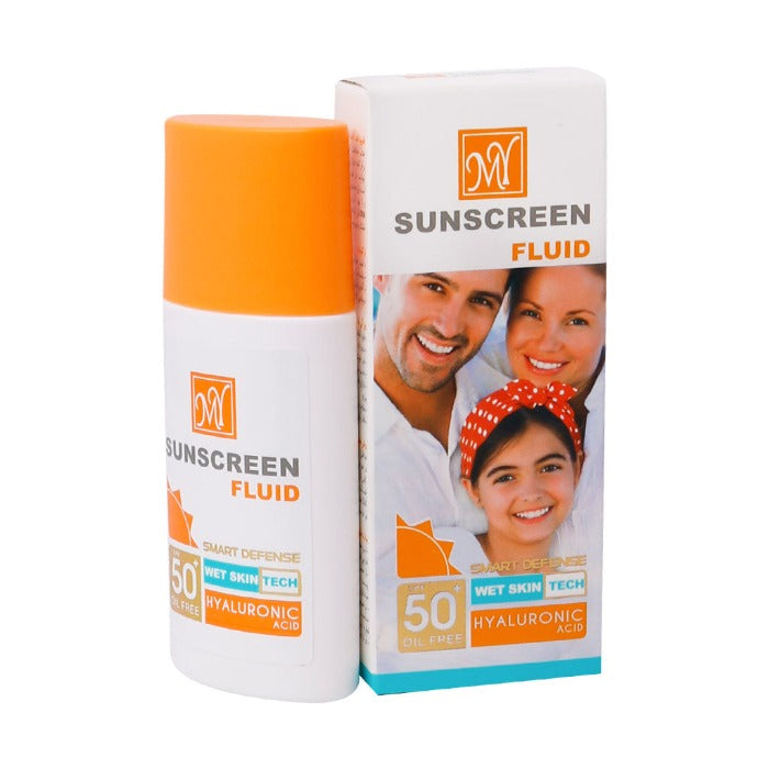 M.Y Smart Defense Sunscreen Fluid Spf 50 - 50ml | ام واي سائل واقي شمسي مع عامل حماية من الشمس 50 - 50 مل