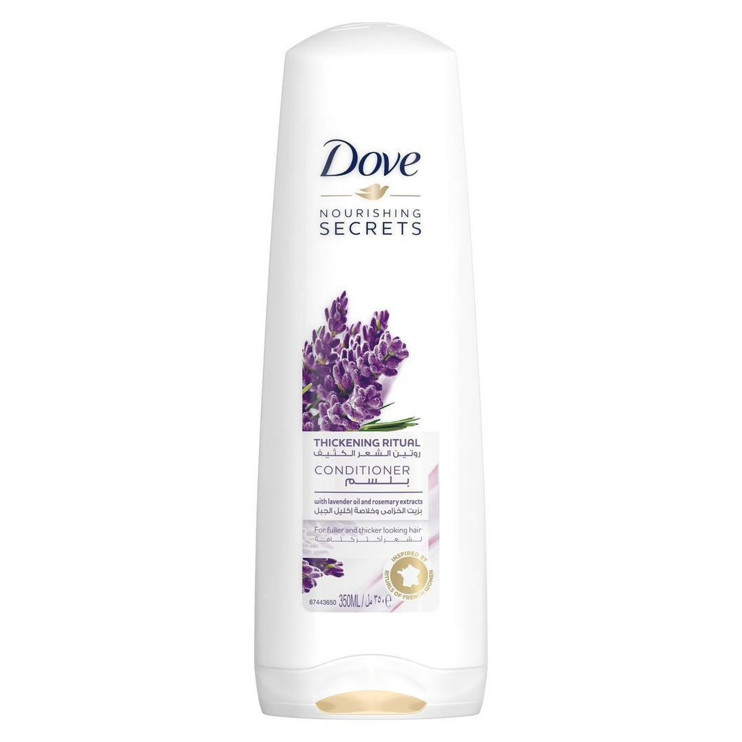 Dove Lavender Thickness Conditioner - 350ml | دوف بلسم لتعزيز كثافة الشعر - 350 مل