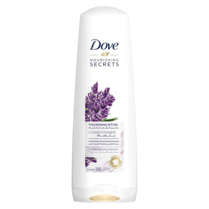 Dove Lavender Thickness Conditioner - 350ml | دوف بلسم لتعزيز كثافة الشعر - 350 مل