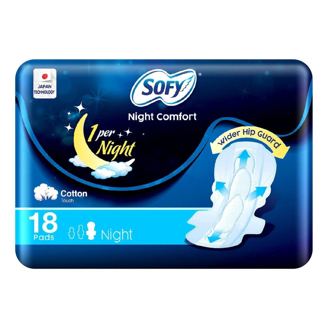 Sofy Night Comfort Extra Long pads- 18Pcs